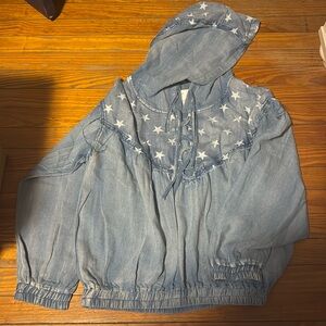 POL Hooded Denim Shirt